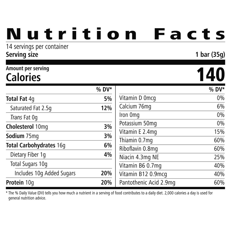 Protein Bar Deluxe: Citrus Lemon 14 Bars per Box