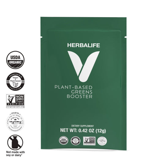 HERBALIFE V Plant-Based Greens Booster Single-Serve Packets: California Only 20 Packets
